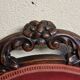 Chaise dite chauffeuse d'époque Napoléon III en bois mouluré sculpté