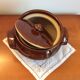 Pot glazed stoneware pot with lid Pearson's of Chesterfield England