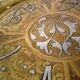 Vintage brass Moroccan tray