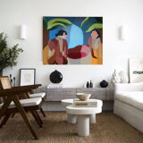 Acrylic painting 100x81cm colorful