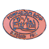 Orange Pompadour competition plate