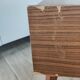 Travailleuse à roulettes table d'appoint pieds compas vintage made in Germany