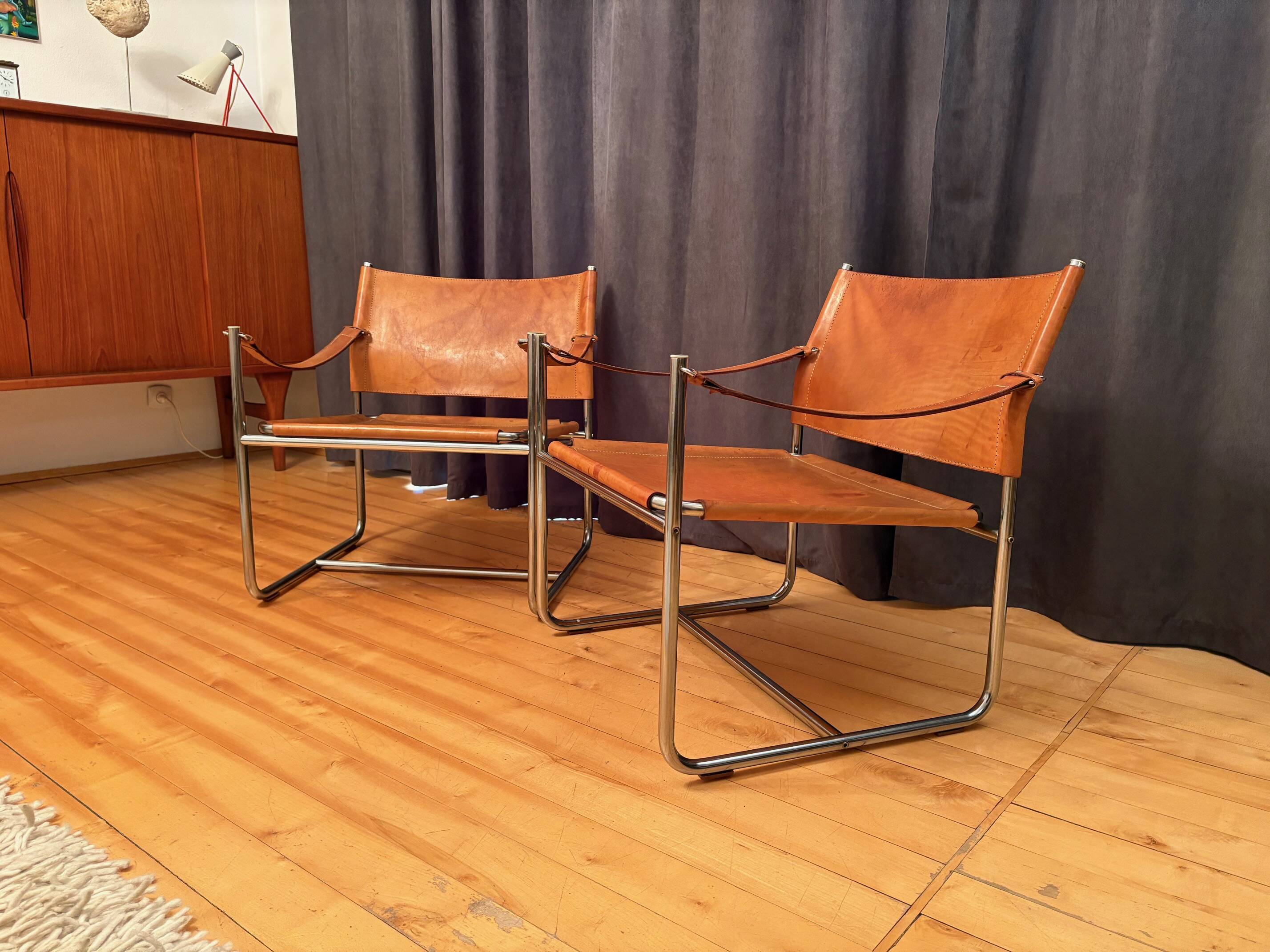 A pair of Amiral armchairs, designed by Karin Mobring, Ikea, Sweden, 1970s.