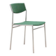 Martin Visser chair green and chrome
