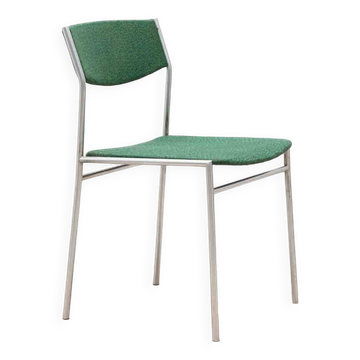 Martin Visser chair green and chrome