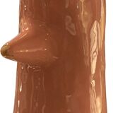 Vintage ceramic candlestick vase