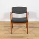 Mid-Century Teak & Leather Armchair by Erik Buck for Ørum Møbelfabrik, Denmark 1960s