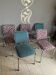 Set of 5 chrome chairs from the 1970s.