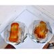 Pair of sconces Mazzega bicolor murano glass 1970
