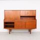 Danish design teak highboard, 1960s