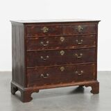 Early Georgian English Antique Oak Chest of Drawers