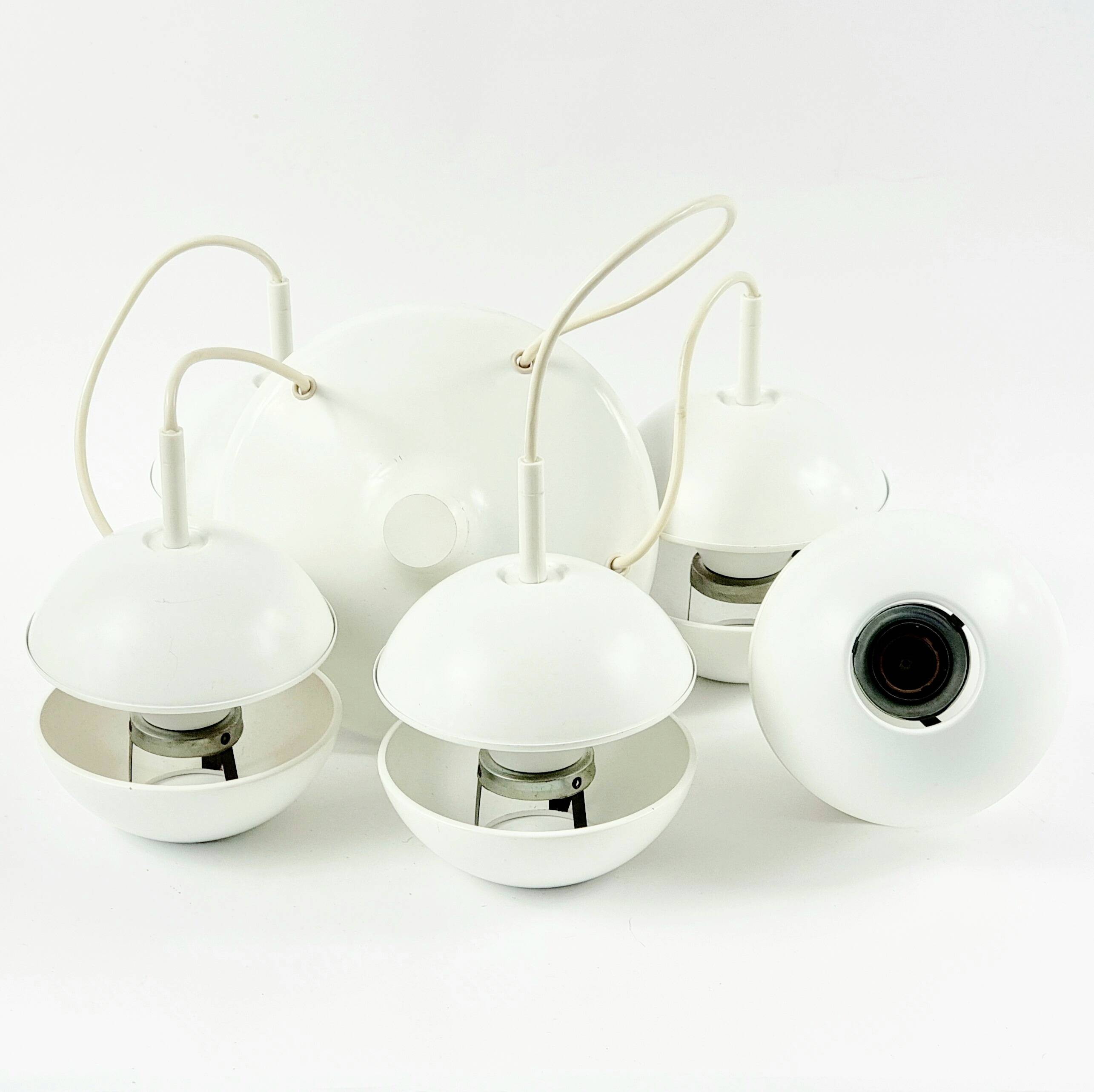 Lampe cascade Space Age étiquetée - Klaus Hempel pour Kaiser, Allemagne, années 1970