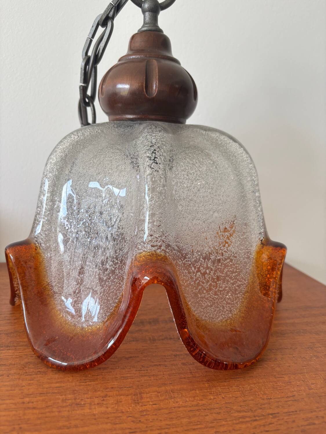 Tulip pendant light in Murano chandelier style Mazagran