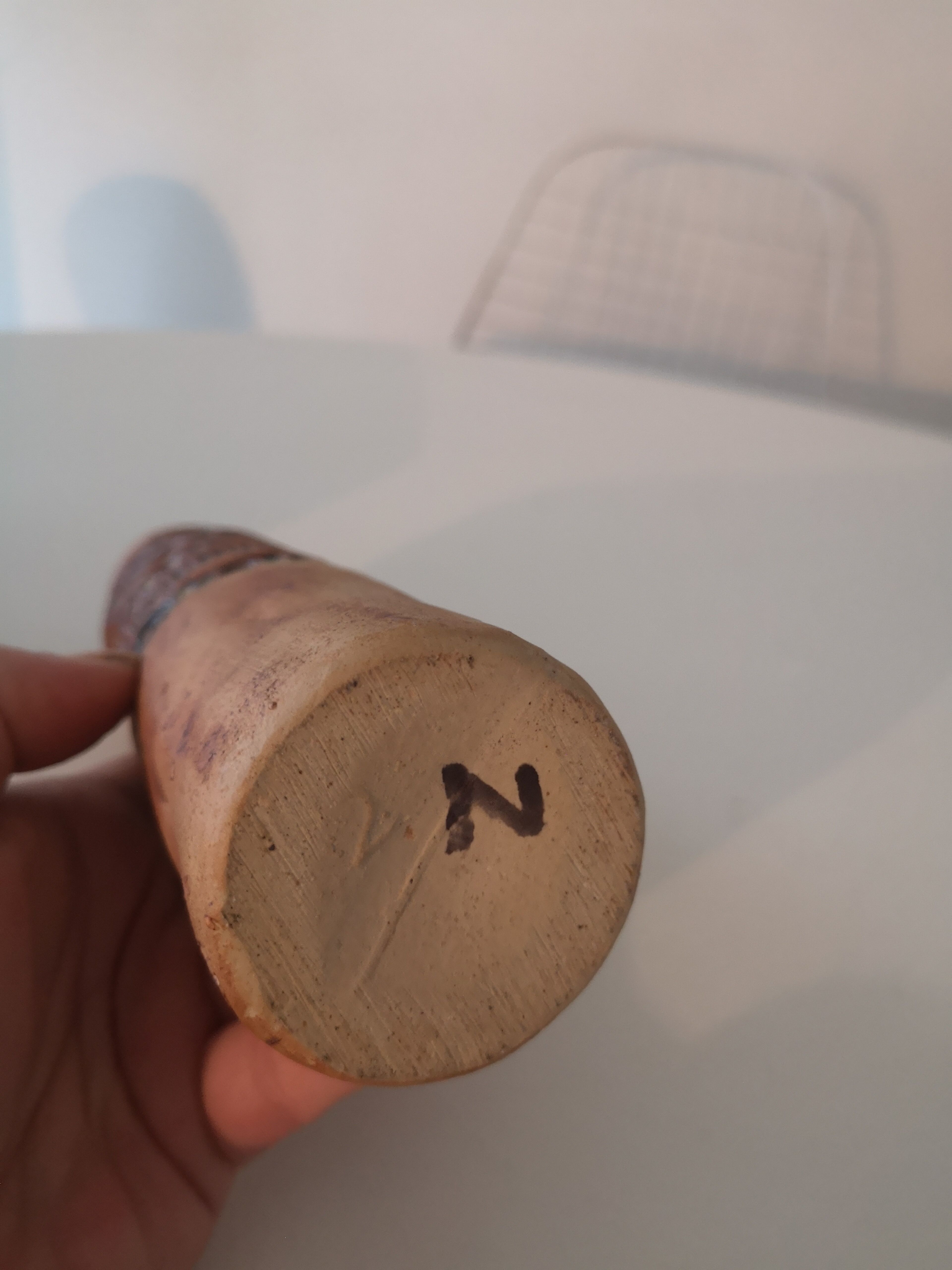 Scandinavian ceramic vase, 1960