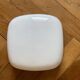 Square opaline wall light