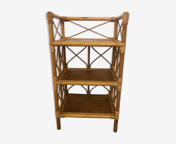 Rattan shelf