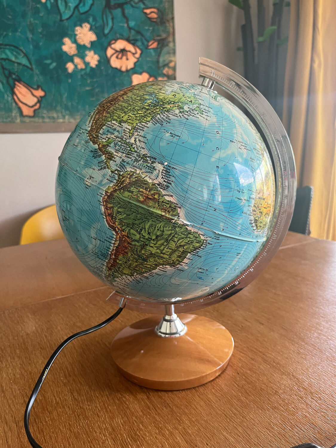 Vintage globe