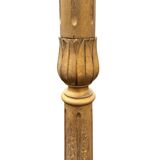 Grand lampadaire en bois doré – début XXe siècle