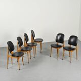 Set of six Pegase Chairs