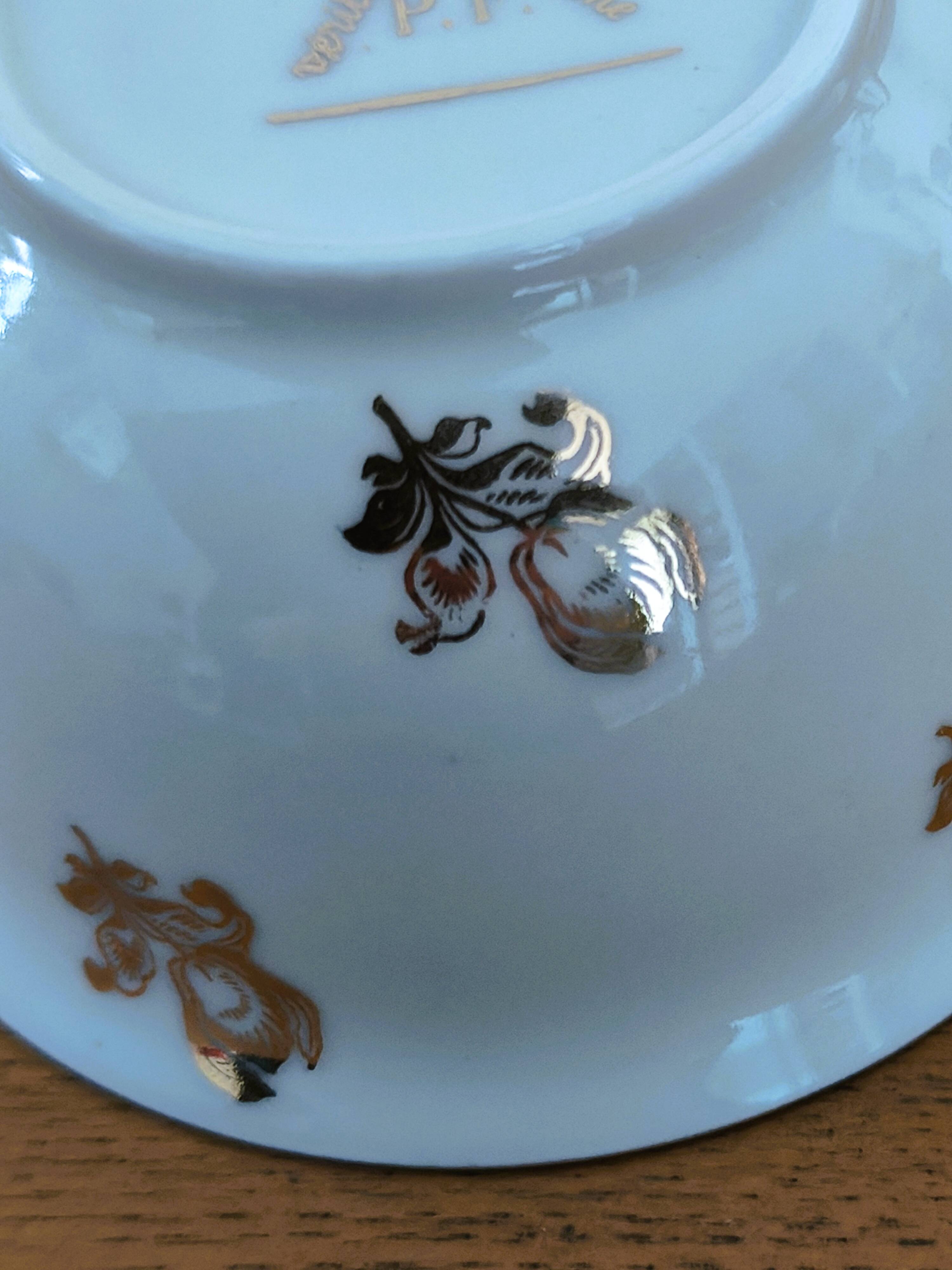 Antique porcelain lunches