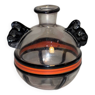 Vase Schneider Avec Applications Dit " Bijoux "