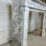 Louis XVI style marble fireplace