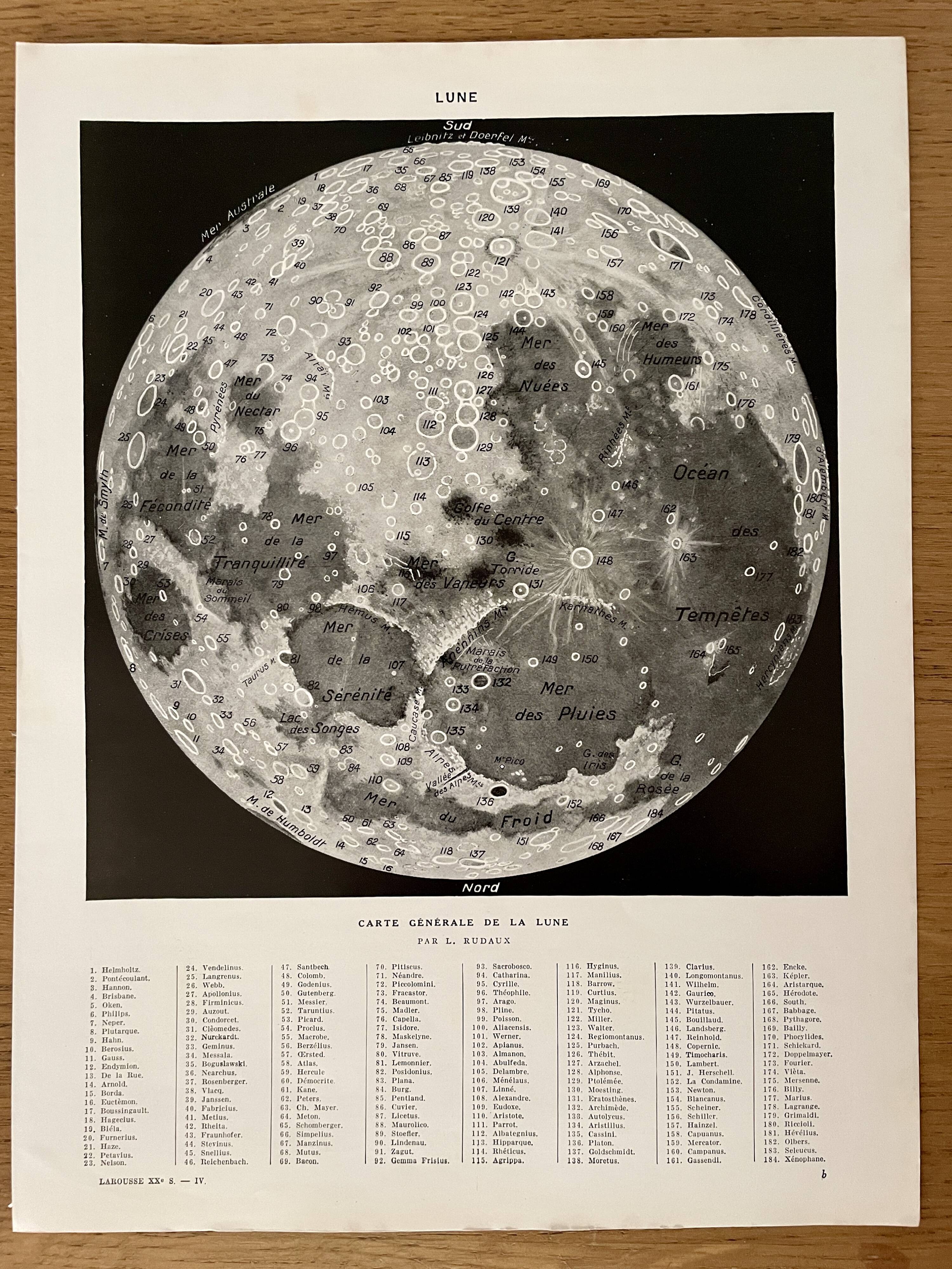 Photographic plate on the moon - 1930
