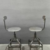 Vintage adjustable chairs/stools, Edition Nicolle, around 1960.