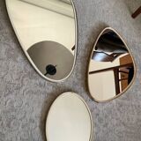 Trio of asymmetrical free-form mirrors from the 60s and 70s