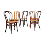 5 chairs bistro Fischel and Türpe 1900 ca