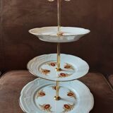 Paris porcelain 3-tier tray