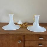 Vintage set of 2 Holmegaard Mandarin pendants - Michael Bang