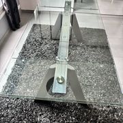 Rectangular glass table Roche and Bobois