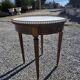 Louis XVI style bouillotte table in mahogany