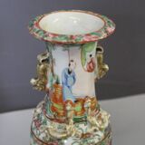 Pair of Canton Porcelain Vases, China circa 1900