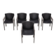 Set of 5 modernist dining chairs by Arnold Merckx for Arco / 1980s