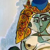 Original poster Picasso tenth international art biennale, menton 1974