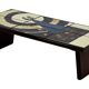 Vintage plant table small side table with rosewood tiles