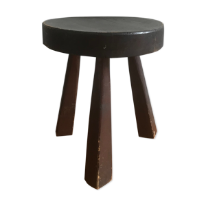 tabouret tripode bois