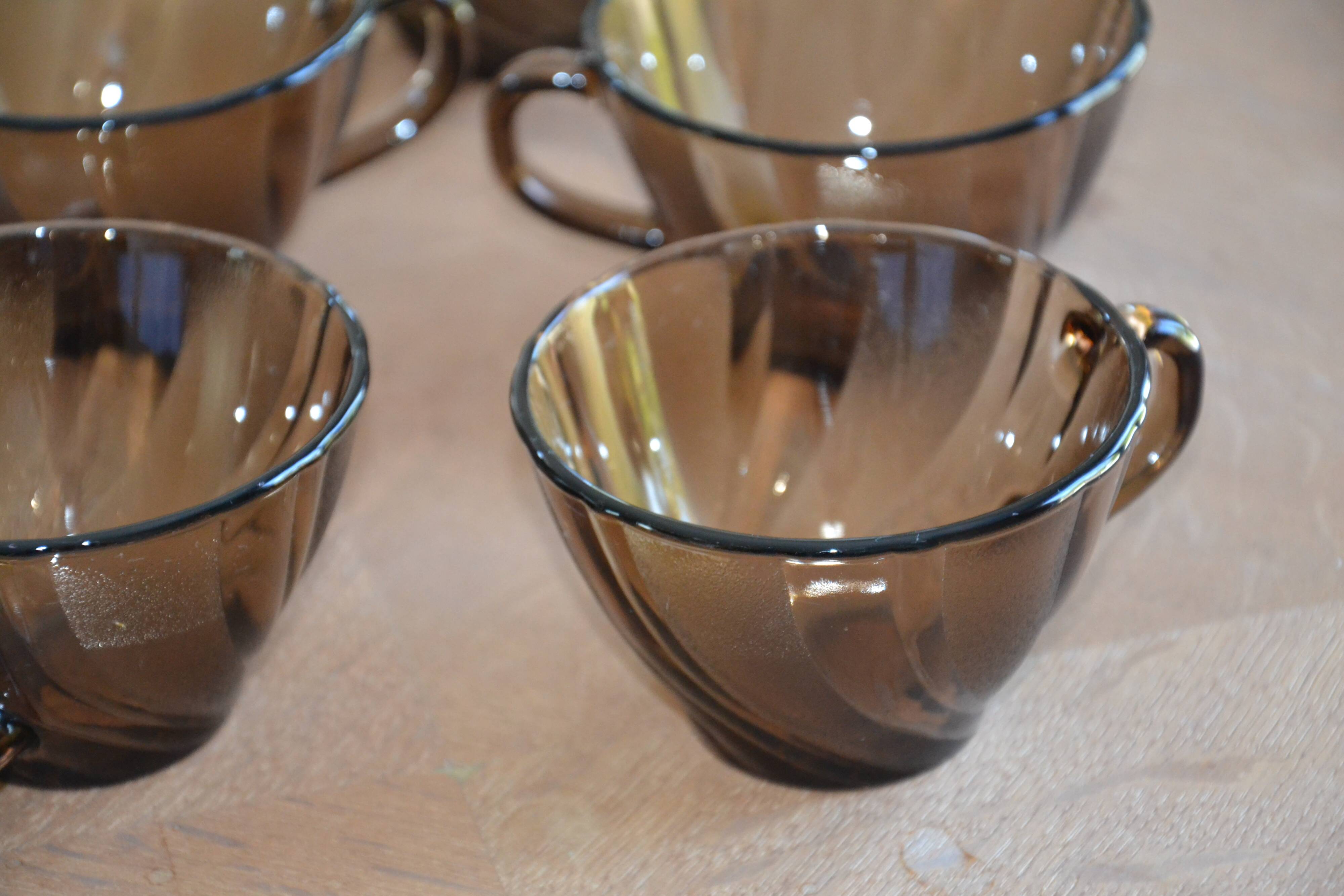 6 Duralex coffee cups