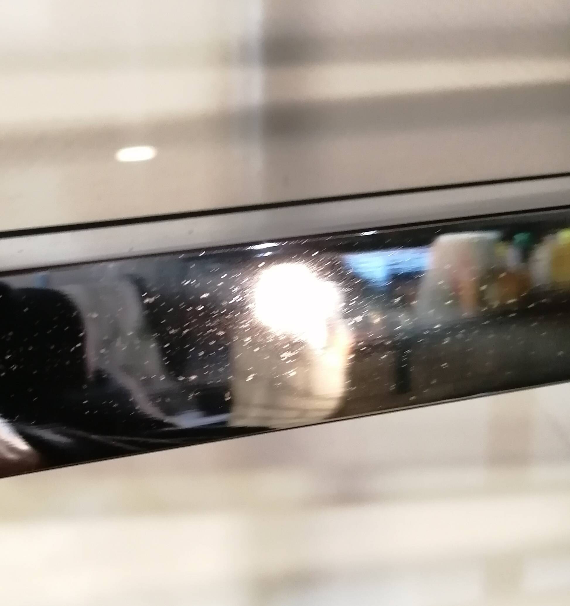 Designer shelf in chrome metal and smoked glass vintage 1970