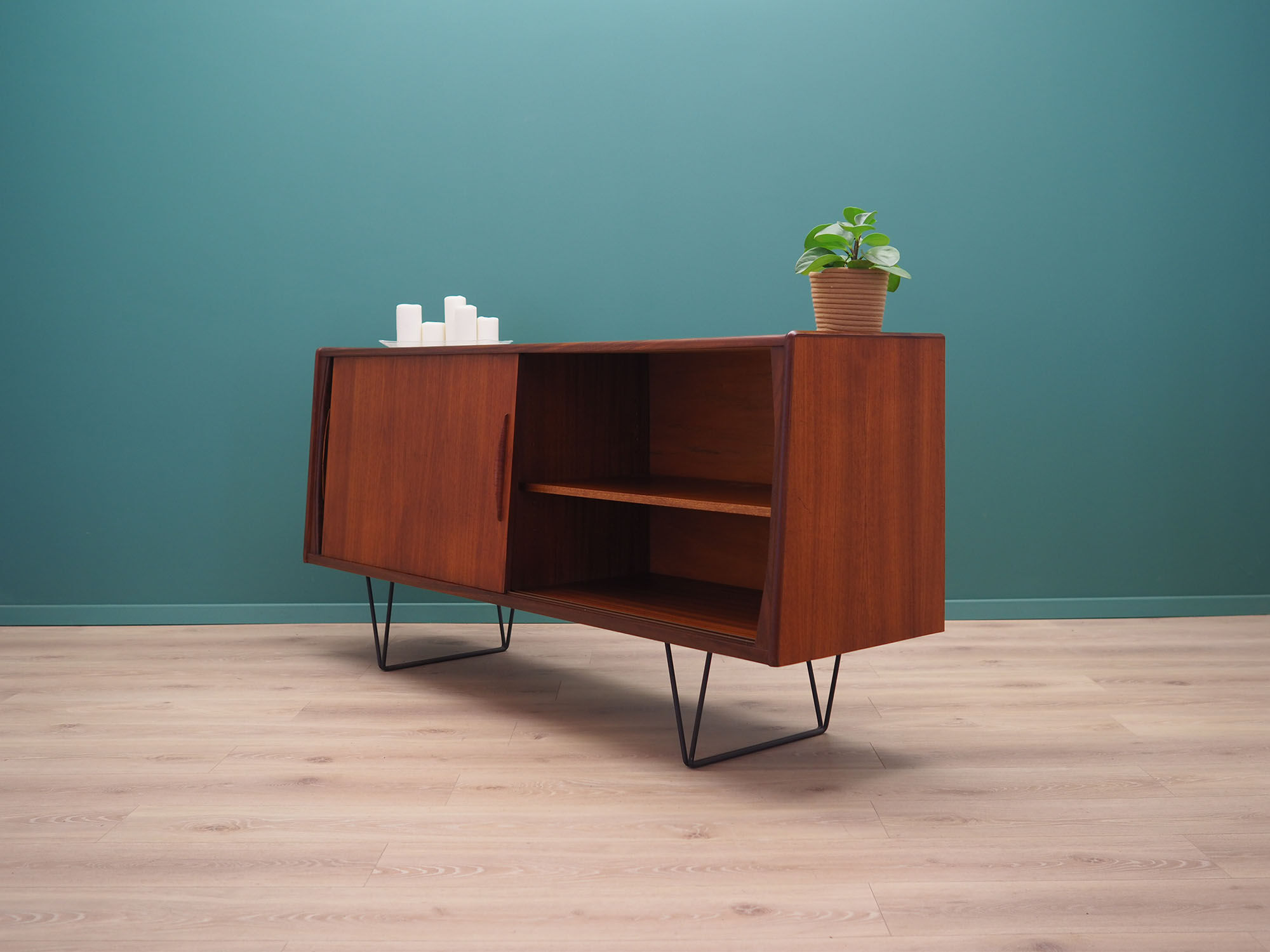 Teak sideboard, Danish design, 1970s, production: Denmark