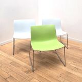 Set of 3 Catifa 46 chairs, Arper