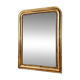 Antique Louis-Philippe gilded mirror from the 19th century.