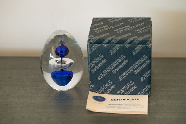 Bohemian crystal egg