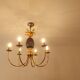 Pineapple chandelier from the 70'S in brass