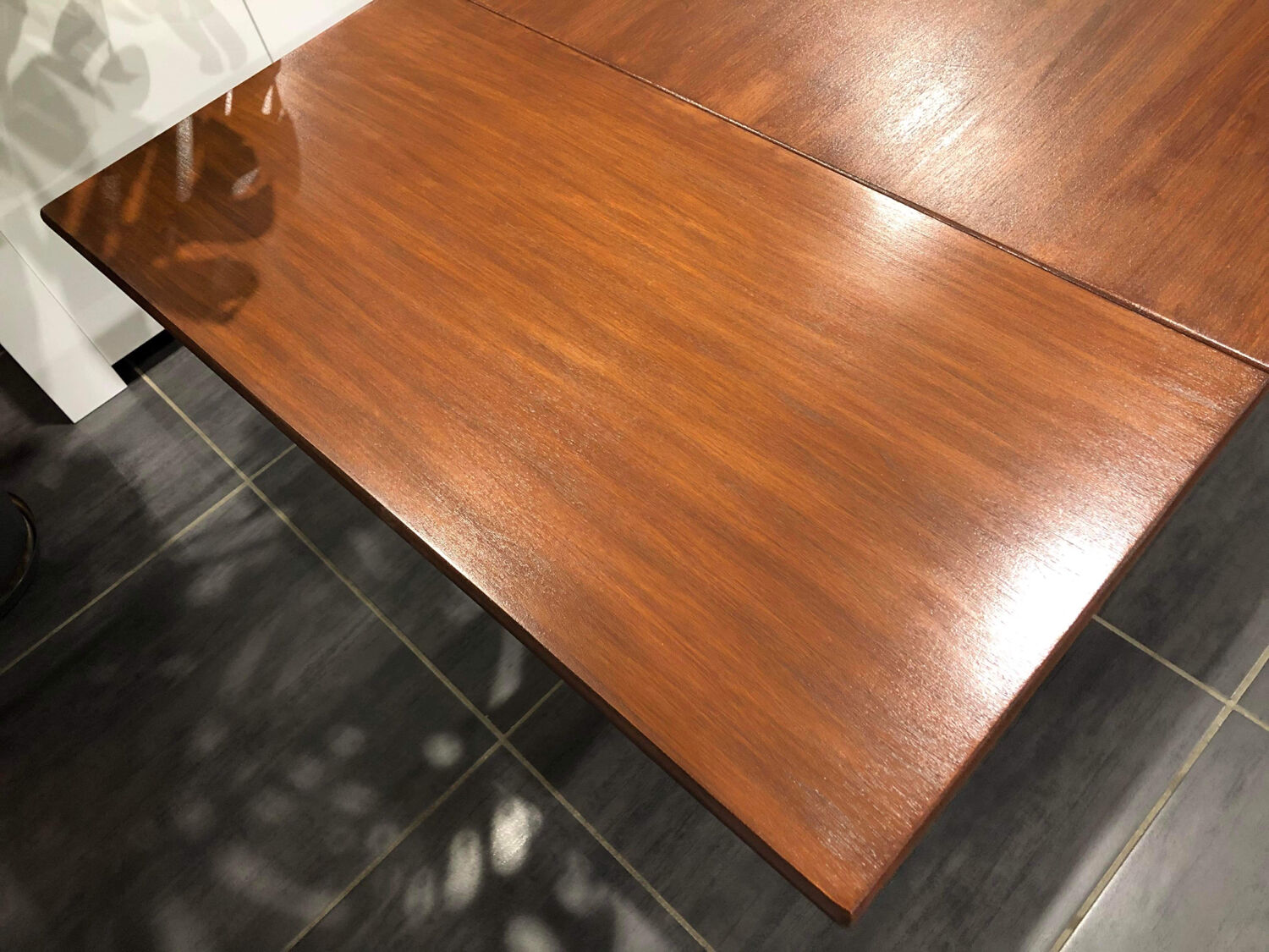 Scandinavian teak extendable table in the 1970s
