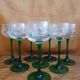 8 Alsatian white wine glasses