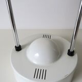 Adjustable desk lamp in chrome and metal, eighties
