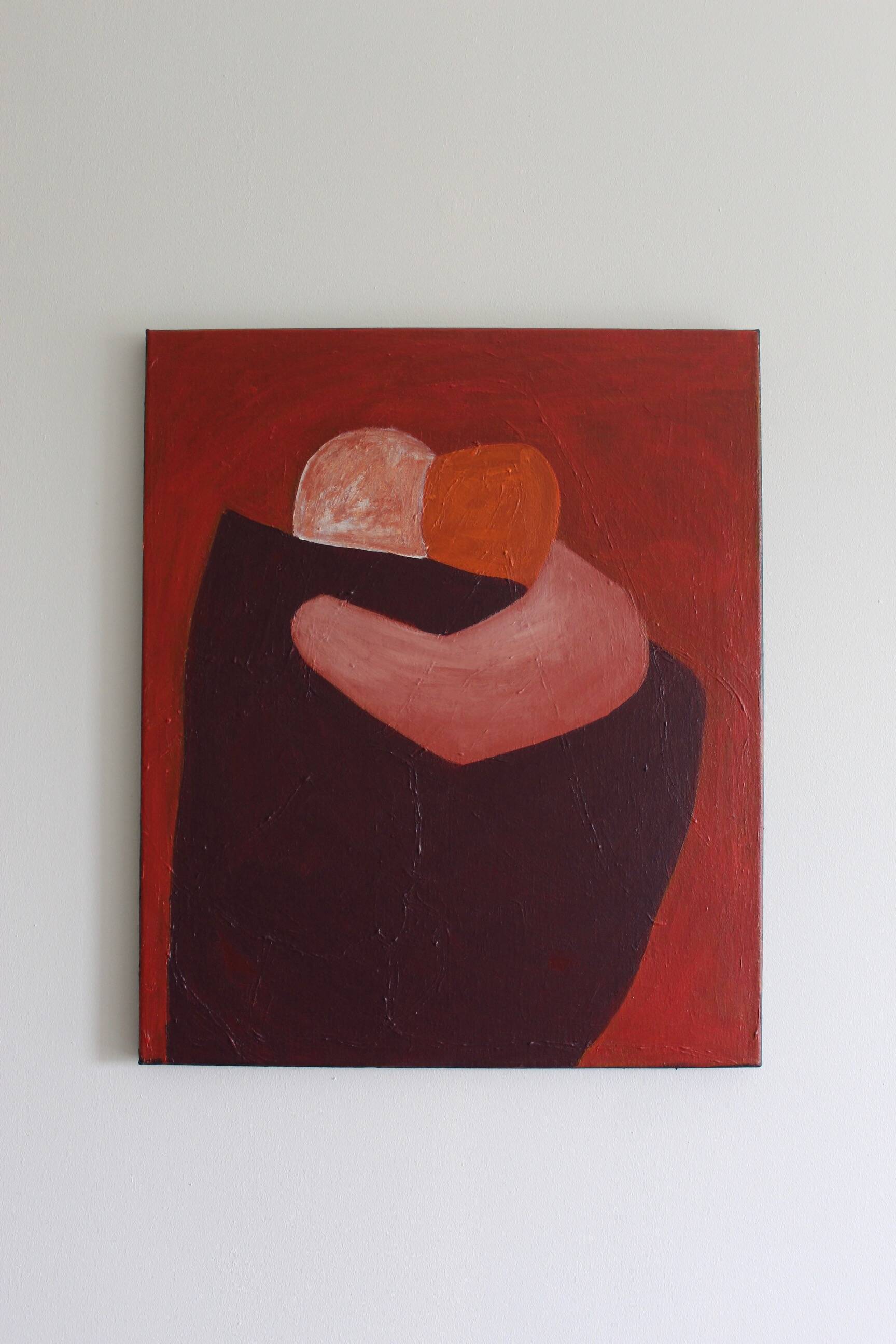 Here with you, stretched canvas signed.